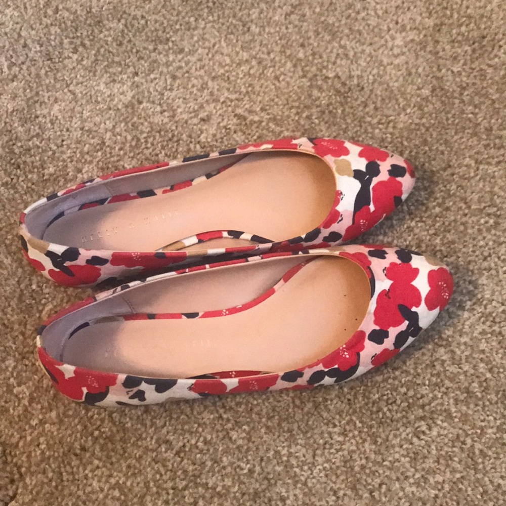 Kelly and Katie floral flats